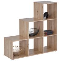 Térelválasztó Pisa - tölgyfa színű, Modern, faalapú anyag (112/113/35cm)