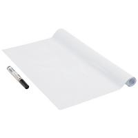 Memoboard Weiss inkl. Stift, Abwischbar 68x150 cm - Weiß, Basics (67,5/150cm)