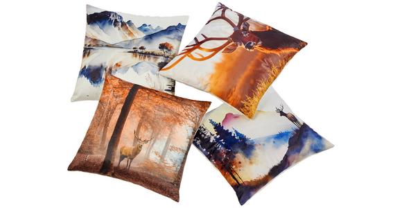 Zierkissen Forest - Multicolor, ROMANTIK / LANDHAUS, Textil (45/45cm) - James Wood