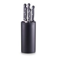 Messerblock Metall, Kunststoff 6-teilig - Schwarz, Basics, Kunststoff/Metall (11cm) - Zeller Present