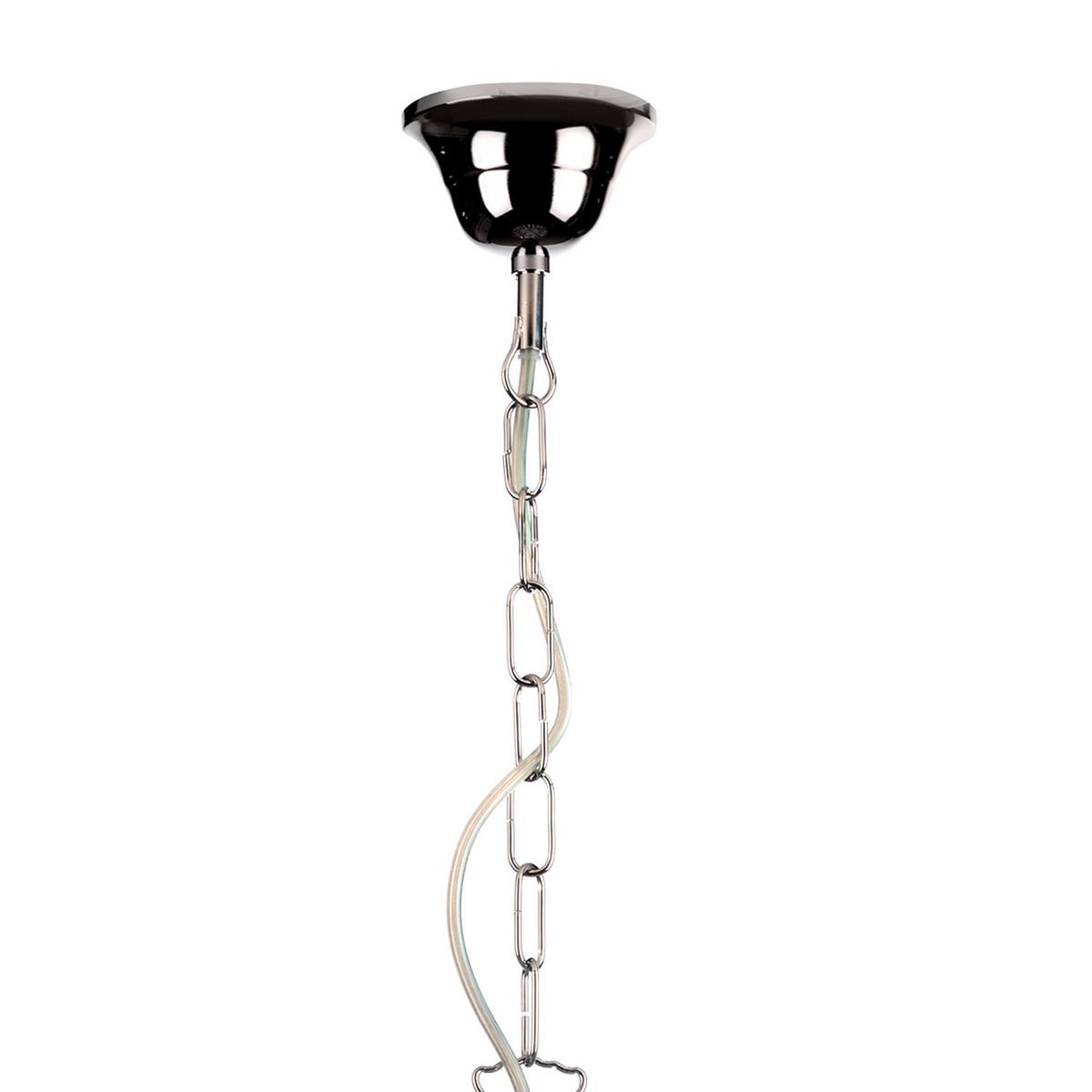 Kristall-hängeleuchte 4698/p - Chromfarben, KONVENTIONELL, Glas/Metall (30/30/100cm)
