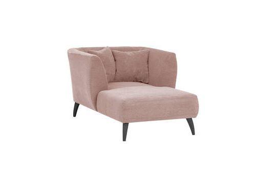 XXL-Sessel inkl. Zierkissen Colori Rosa - Schwarz/Rosa, MODERN, Textil (108/84/155cm) - MID.YOU