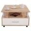 Couchtisch mit 2 Schubladen Duo San Remo Hell Dekor - Eichefarben/Weiß, KONVENTIONELL, Holzwerkstoff (75/45/75cm) Couchtisch mit 2 Schubladen Duo San Remo Hell Dekor - Eichefarben/Weiß, KONVENTIONELL, Holzwerkstoff (75/45/75cm)