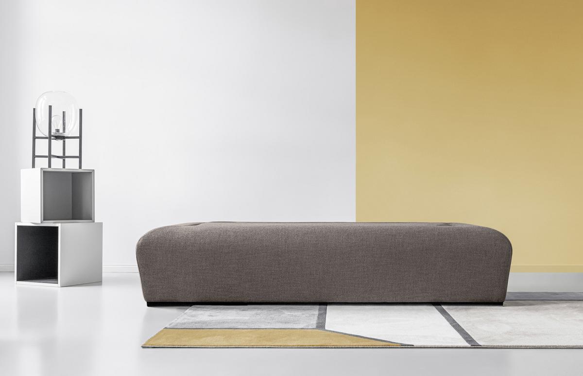Modulární taburet s úložným prostorem MIU MAGIC, hnědá - hnědá, Basics, dřevo/kompozitní dřevo (192/44/97cm) - MID.YOU