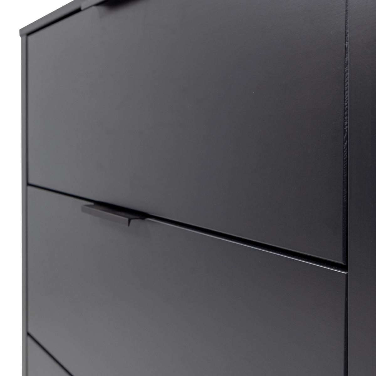 Kommode Gunnar Schwarz B: 94 Cm - Schwarz, Design, Holz (94/93/52cm) - Livetastic