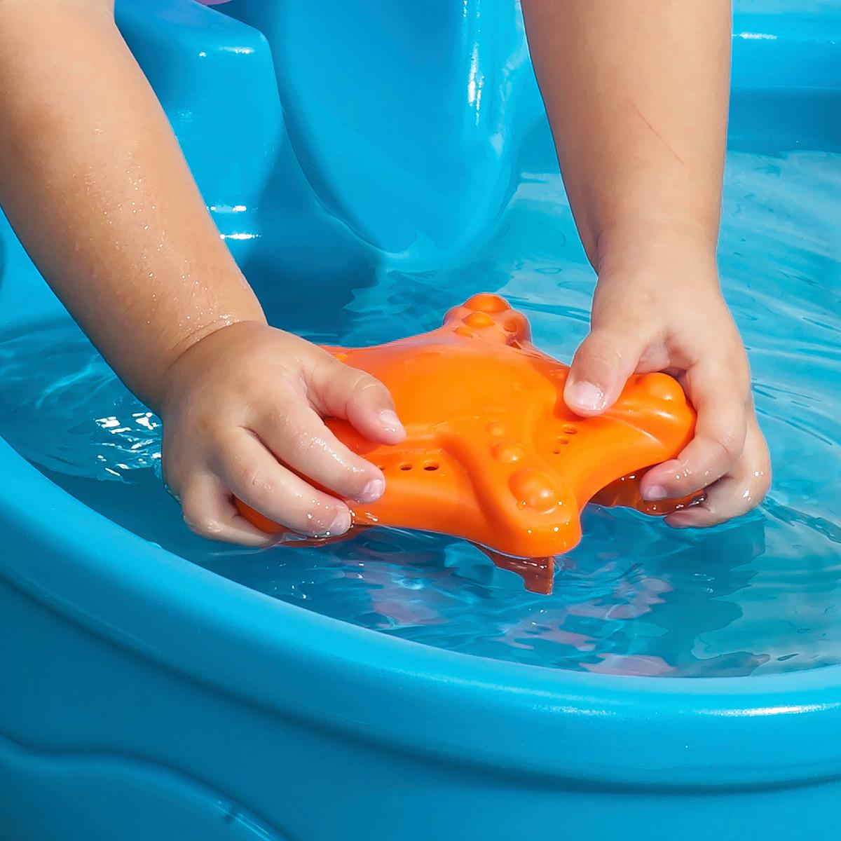 Wasserspieltisch Spill & Splash - Blau/Multicolor, KONVENTIONELL, Kunststoff (109,9/57,2/63,5cm) - Ambia Garden