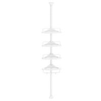 Duschregal Weiß B: 35 Cm - Weiß, Basics, Kunststoff/Metall (35/85-305/25cm)