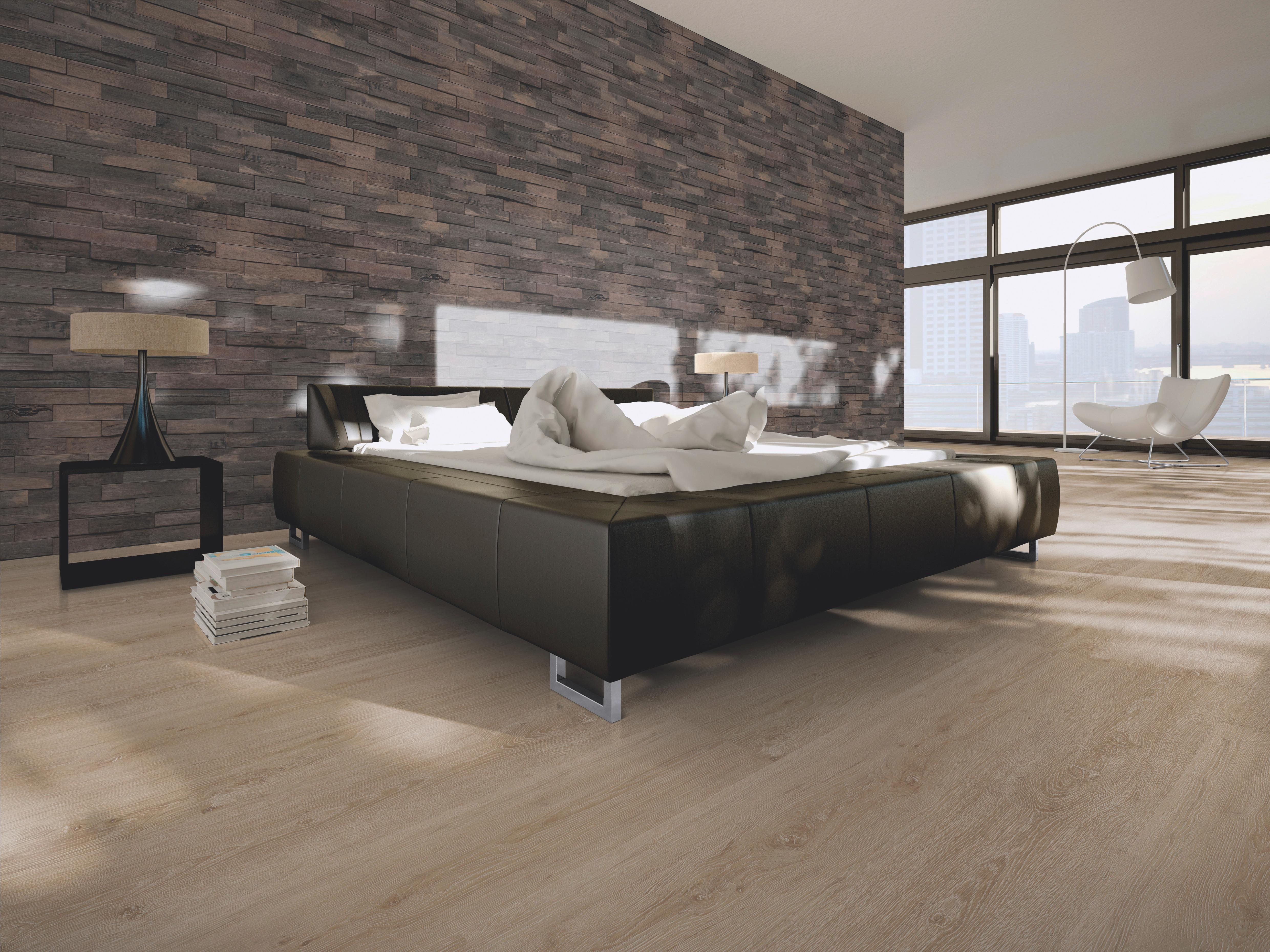 Wandverkleidung Driftwood Hevea Mindanao - Braun, Basics, Holz (56/20/1.8cm)