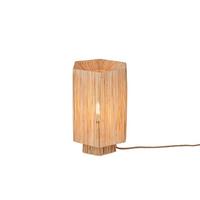 TISCHLEUCHTE PANAMA - Hellbraun, Basics, Naturmaterialien (22/22/36cm) - Good & Mojo