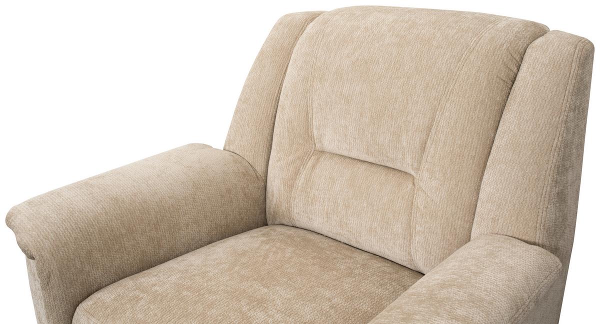 FERNSEHSESSEL Rafael, Beige B: 94 cm - Beige/Schwarz, Trend, Textil (94/95/95cm)
