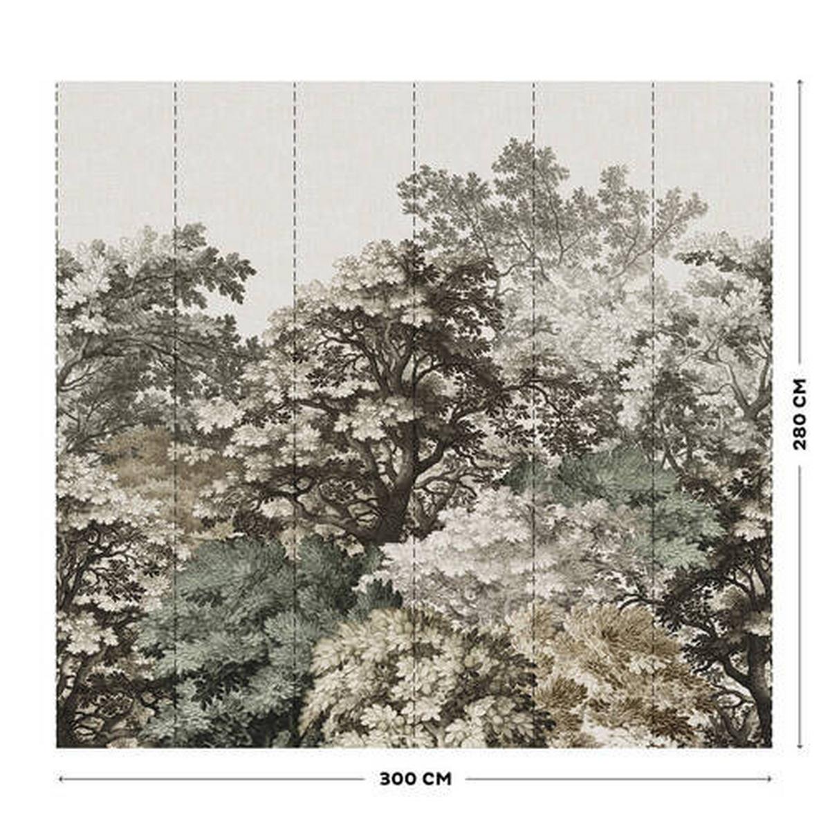 Fototapete 118748 - Taupe, Basics, Papier/Kunststoff (300/280cm)