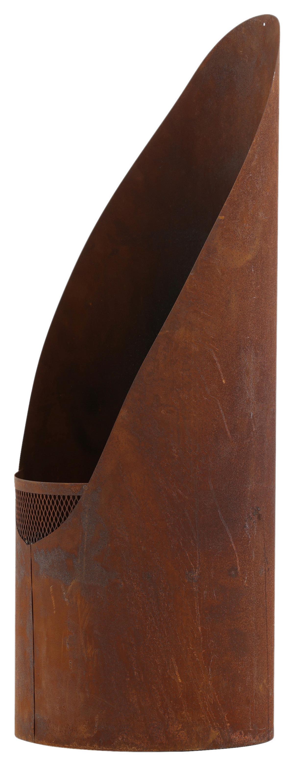 Feuerkorb Bastian - Dunkelorange, KONVENTIONELL, Metall (37/100/37cm) - Gardenson