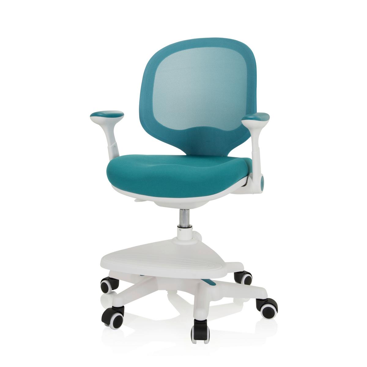 Jugenddrehstuhl Kid Ergo Blau/weiß Bis 80 Kg - Blau/Weiß, MODERN, Kunststoff/Textil (56/89/52cm) - MID.YOU