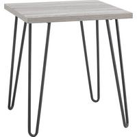 Beistelltisch Owen Eiche Grau Dekor B 49 Cm - Eichefarben/Grau, Design, Papier/Holzwerkstoff (49/49/55cm) - MID.YOU