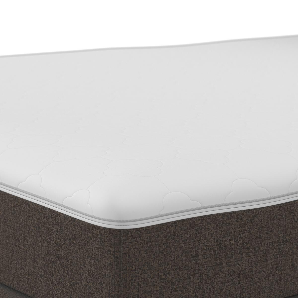 Boxspringová postel MARCO 160x200, hnědá - černá/hnědá, Moderní, dřevo/textil (160/200cm) - Bessagi Home
