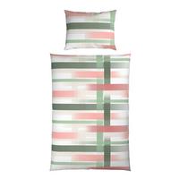 Bettwäsche Elisabeth - Rosa/Grün, MODERN, Textil - Luca Bessoni