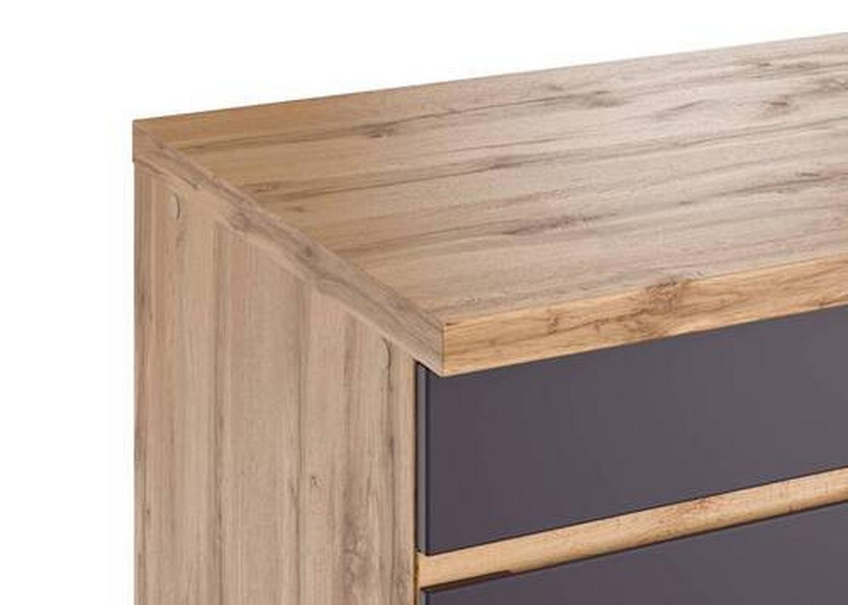 Eckküche Turin Mit Geräten 240x360 Cm Grau/eiche Dekor - Eiche Wotan/Grau, Design, Holzwerkstoff (240/360cm) - Held