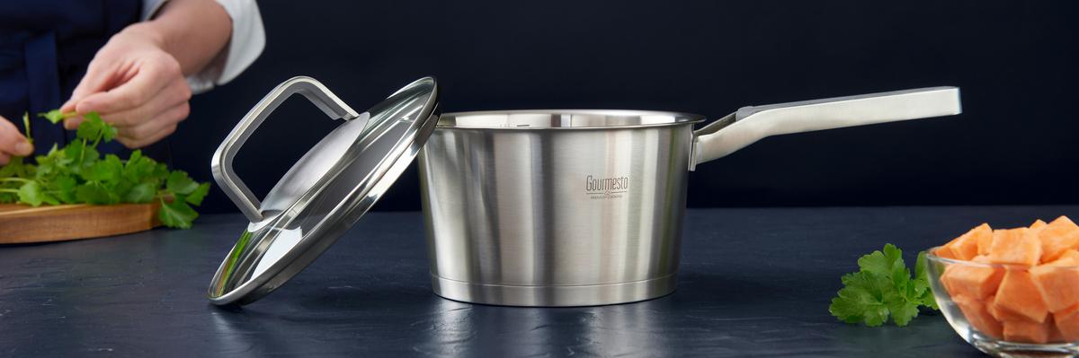 Rajnica Silver Line, 1,6l - číra/farba ušľachtilej ocele, Konventionell, kov/sklo (16/9,5cm) - Gourmesto