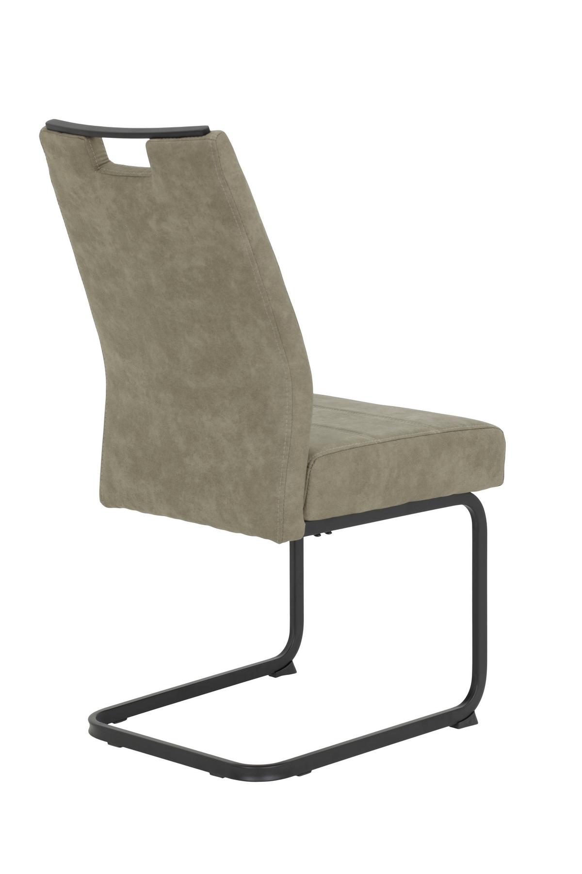 Tischgruppe Atlanta I G - Schlammfarben/Eiche Artisan, MODERN, Holzwerkstoff/Textil (160 - 210/75/90cm) - MID.YOU