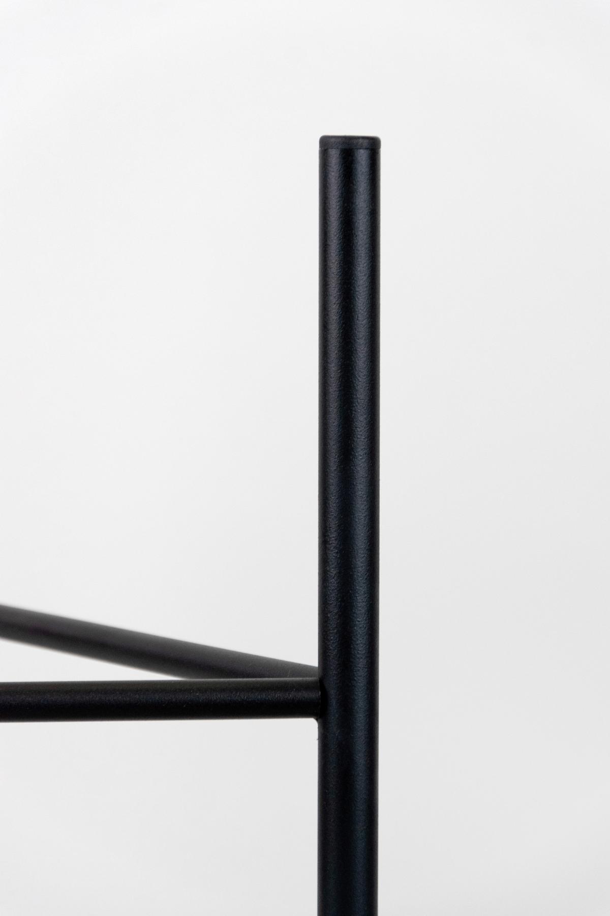 Blumenständer Aluminium Schwarz Bxhxt: 35x75x35 Cm - Schwarz, Basics, Metall (35/75/35cm)