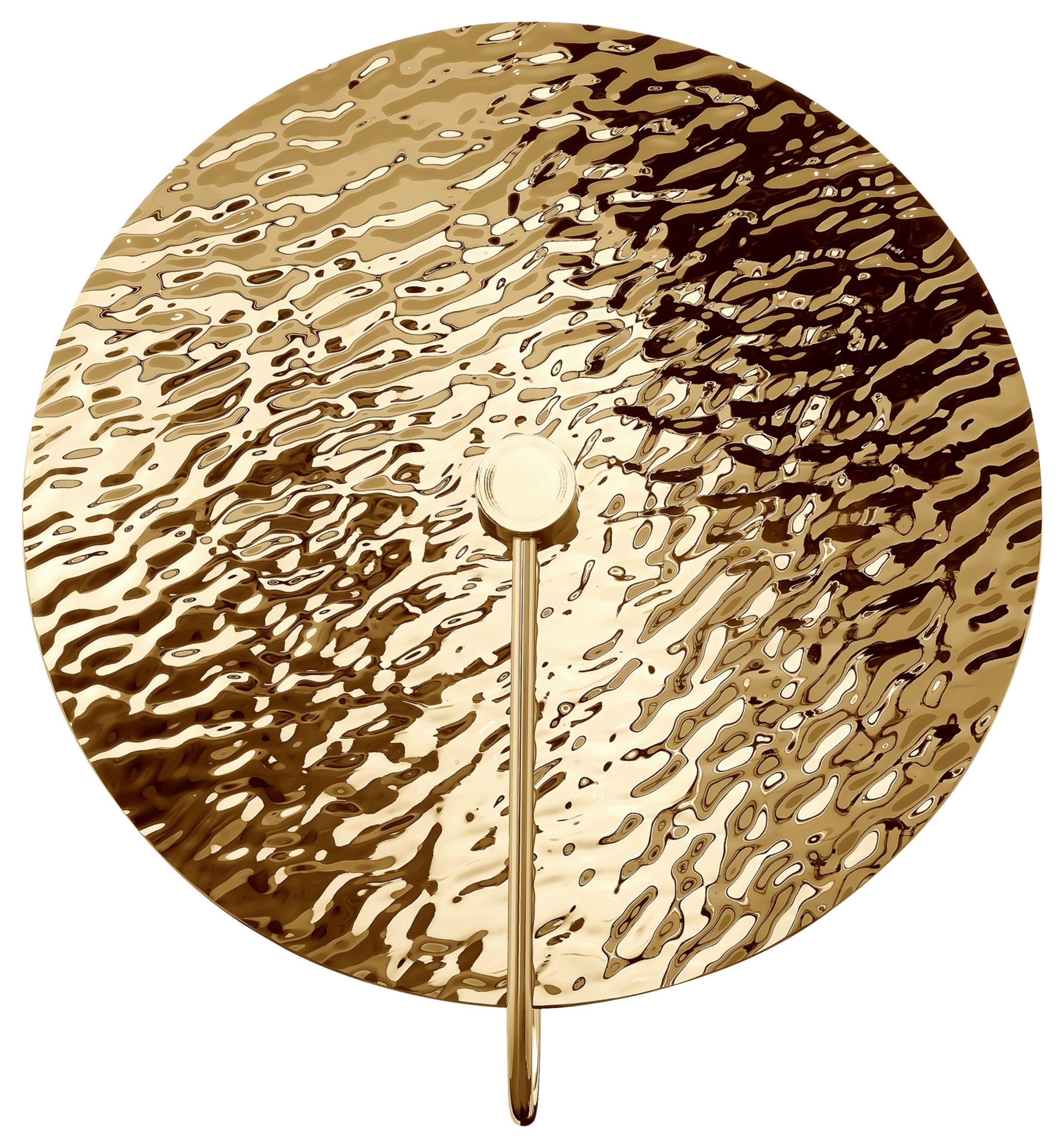 WANDLEUCHTE MARE - Goldfarben, Basics, Glas/Metall (40/13cm) - MAYTONI