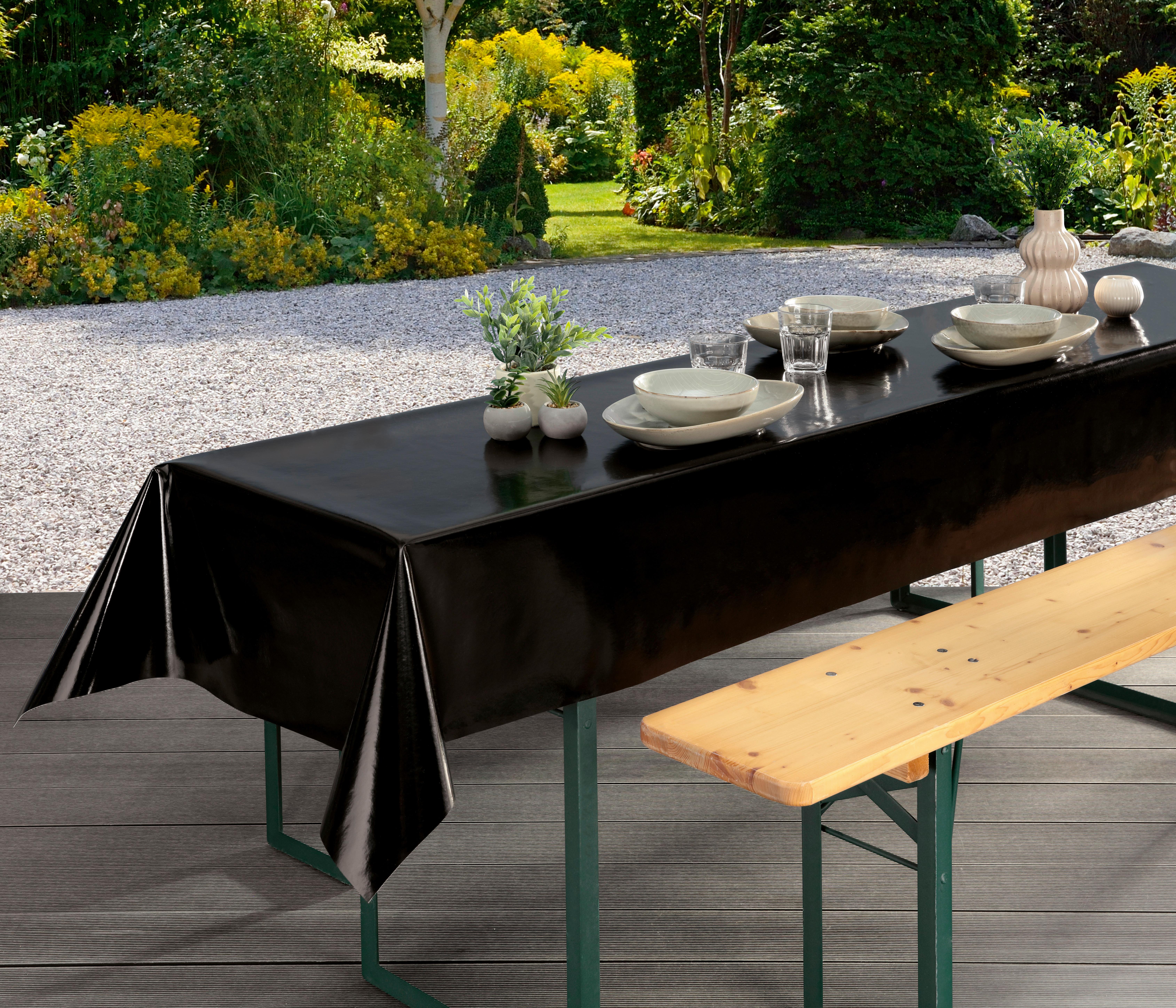 Tischdecke Party - Gelb/Rot, LIFESTYLE, Kunststoff (100/250cm)