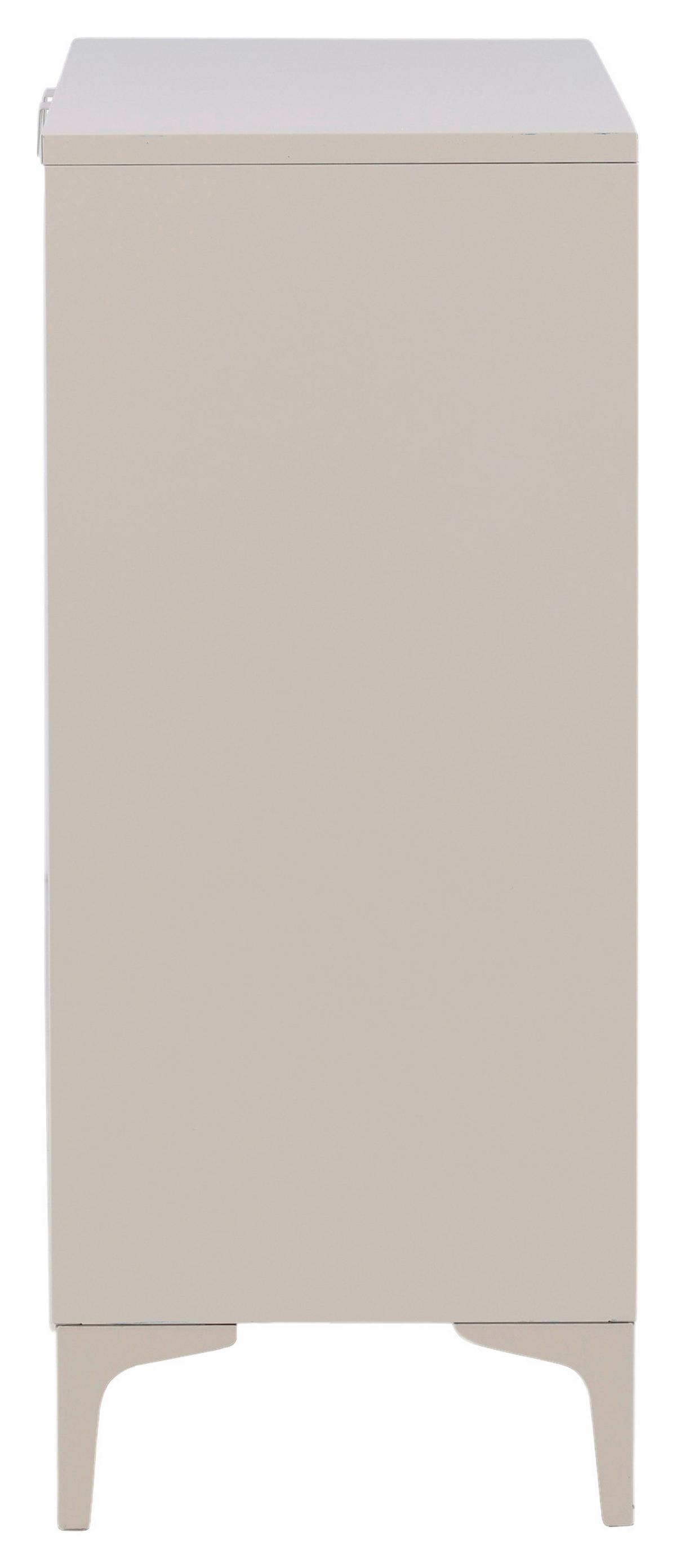 Sideboard Piring - Beige, Design, Metall (110/100/42cm) - Livetastic