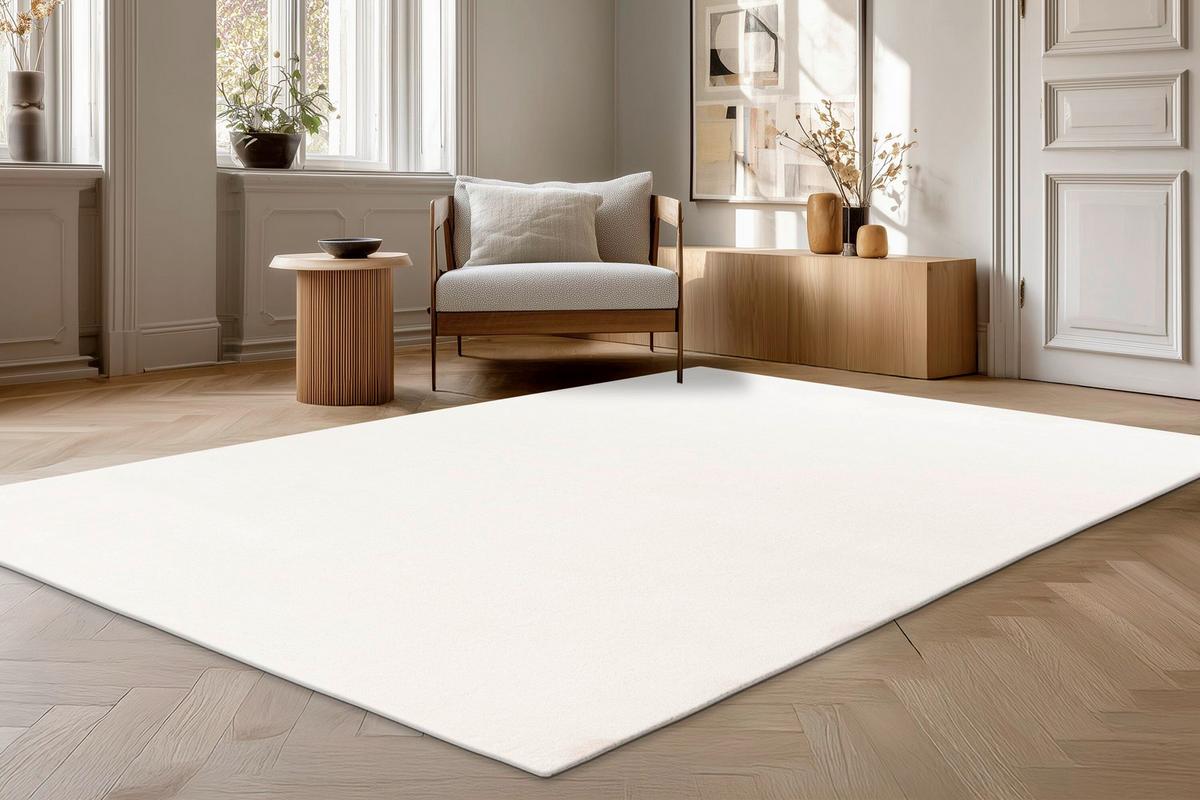 Läufer Weiß Earthquake 80x280 cm - Weiß, Basics, Textil (80/280cm) - Kayoom