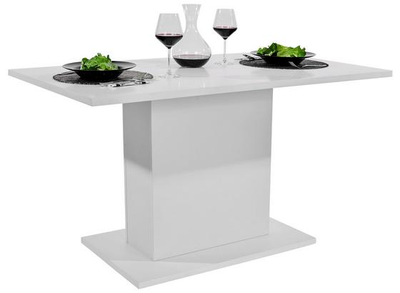 Étkezőasztal Oskar 138 - Fehér, modern, Faalapú anyag (138/76/80cm) Étkezőasztal Oskar 138 - Fehér, modern, Faalapú anyag (138/76/80cm)