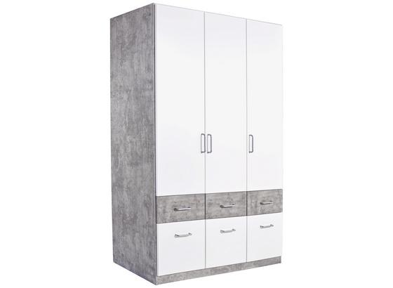 Šatná Skriňa Aalen-extra - sivá/biela, Konvenčný, kompozitné drevo (136/197/54cm) Šatná Skriňa Aalen-extra - sivá/biela, Konvenčný, kompozitné drevo (136/197/54cm)