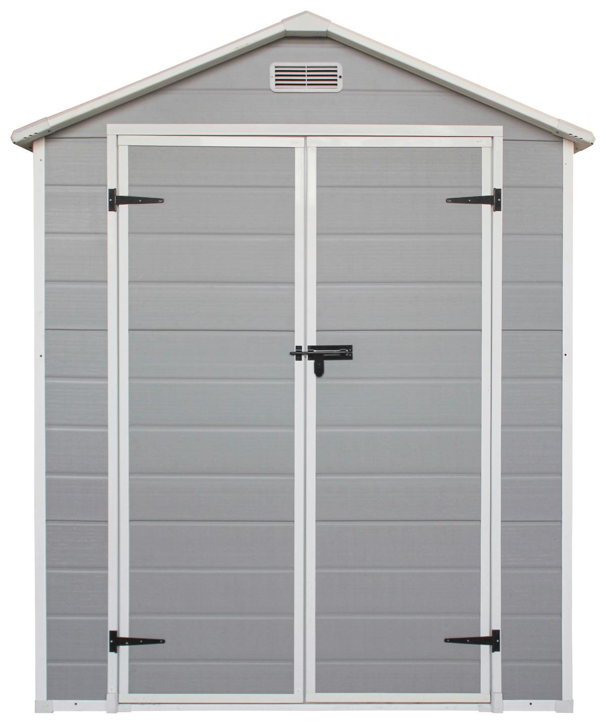 Gartenhaus Bayonne - Grau, MODERN, Kunststoff/Metall (182.5/220/103cm) - Homezone