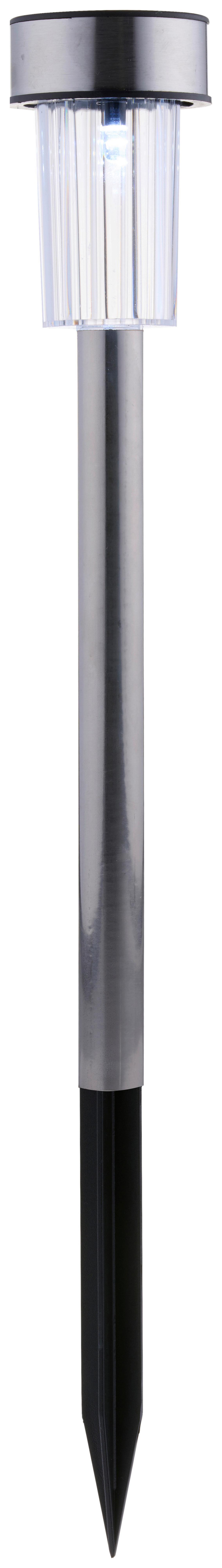 Solarleuchte Grundig 10er-Set - Silberfarben/Schwarz, Basics, Kunststoff/Metall (20.5/12.5/10cm) - Grundig