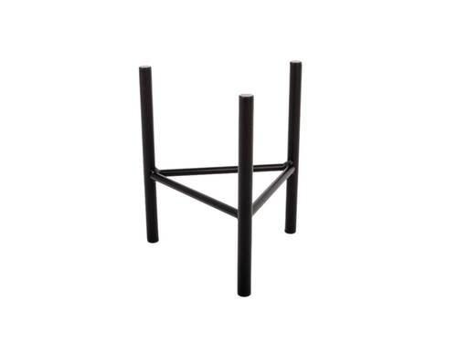 Blumenständer Almunium Schwarz BxHxT: 27x25x27 cm - Schwarz, Basics, Metall (27/25/27cm)