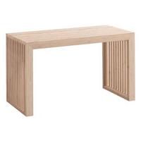 Sitzbank Rib Bank - Naturfarben, Design, Holz (73/43/35cm) - MID.YOU