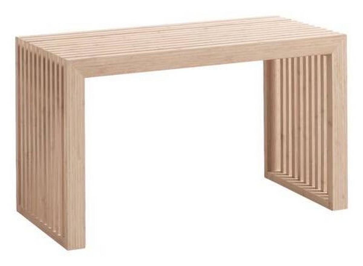 Sitzbank Rib Bank - Naturfarben, Design, Holz (73/43/35cm) - MID.YOU