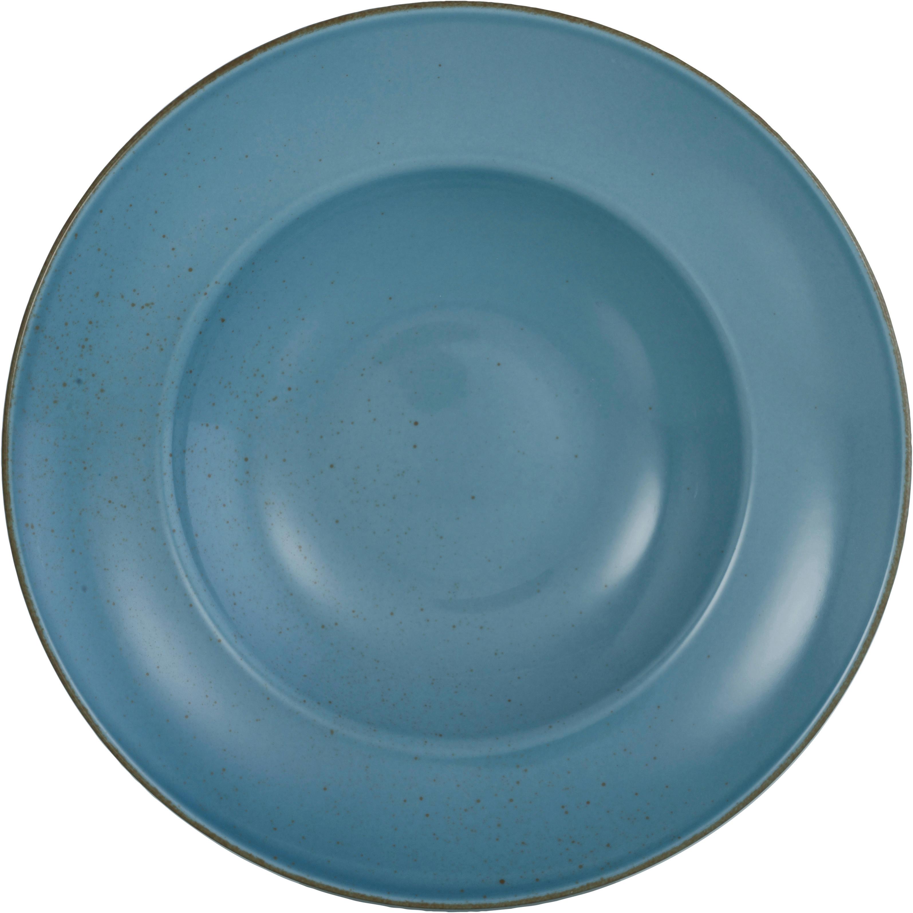 Talíř Na Těstoviny Capri, Ø: 27cm - modrá, Moderní, keramika (27/27/4cm) - Premium Living
