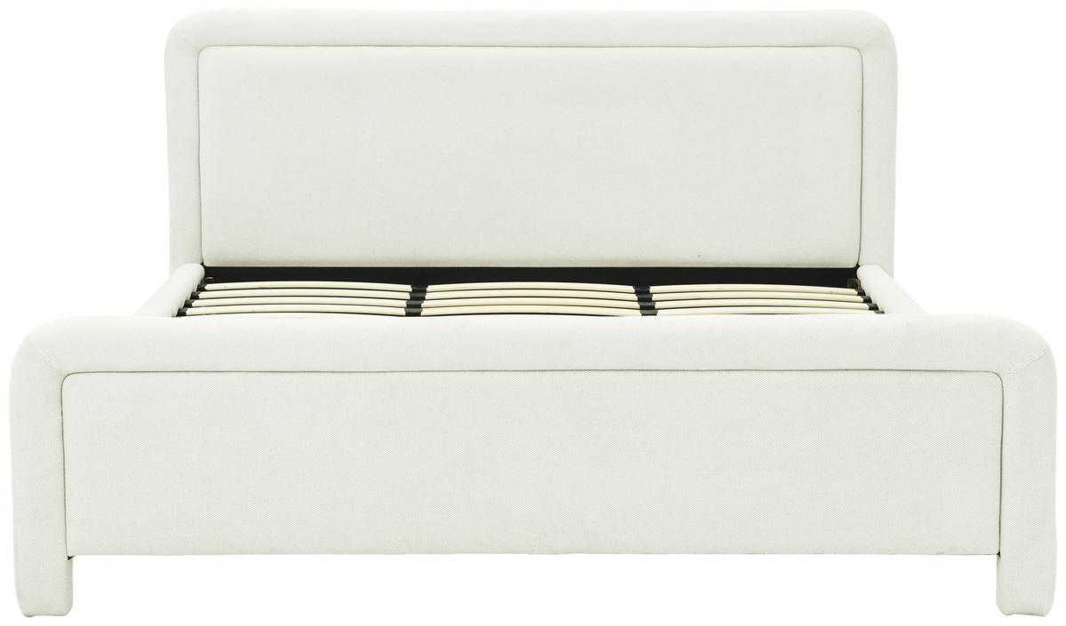 Polsterbett Pipe Weiß B: 205 Cm - Eichefarben/Schwarz, Design, Holz/Textil (205/110/233cm) - Livetastic