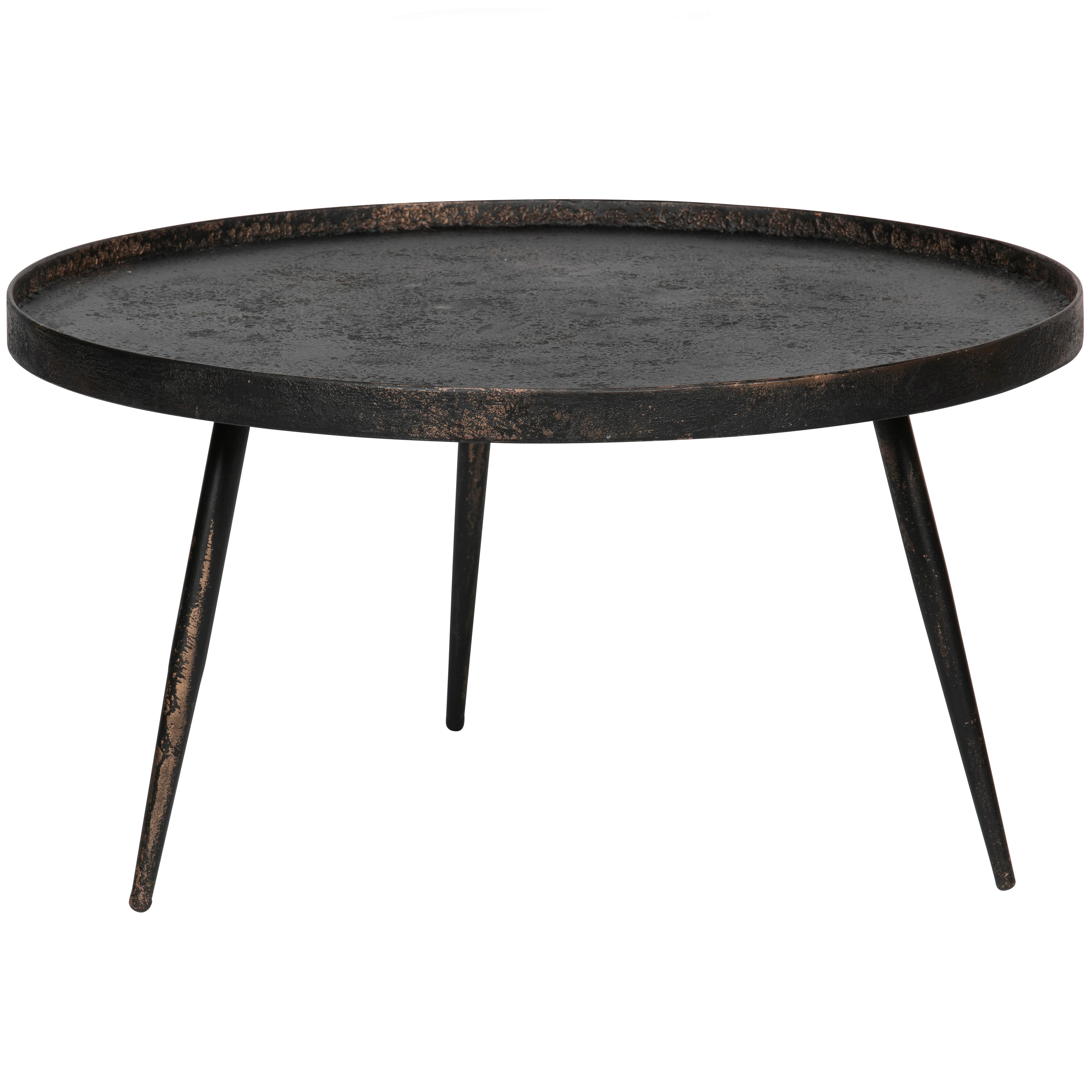 BEISTELLTISCH Bounds Gold/Zinkfarben L: 76cm