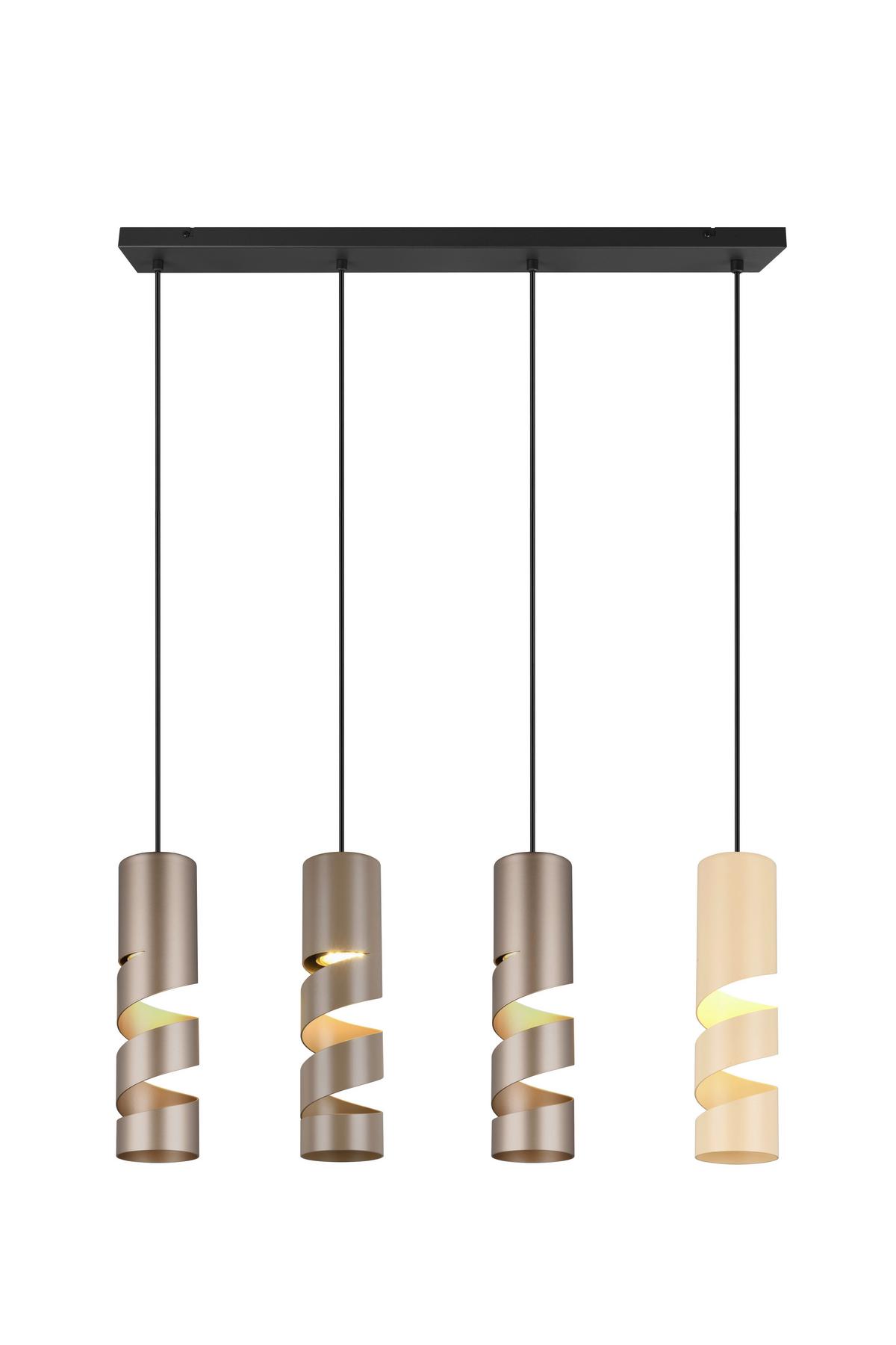 Pendelleuchte 364000417 Stream - Taupe/Beige, KONVENTIONELL, Metall (80/150/9cm) - Trio Leuchten