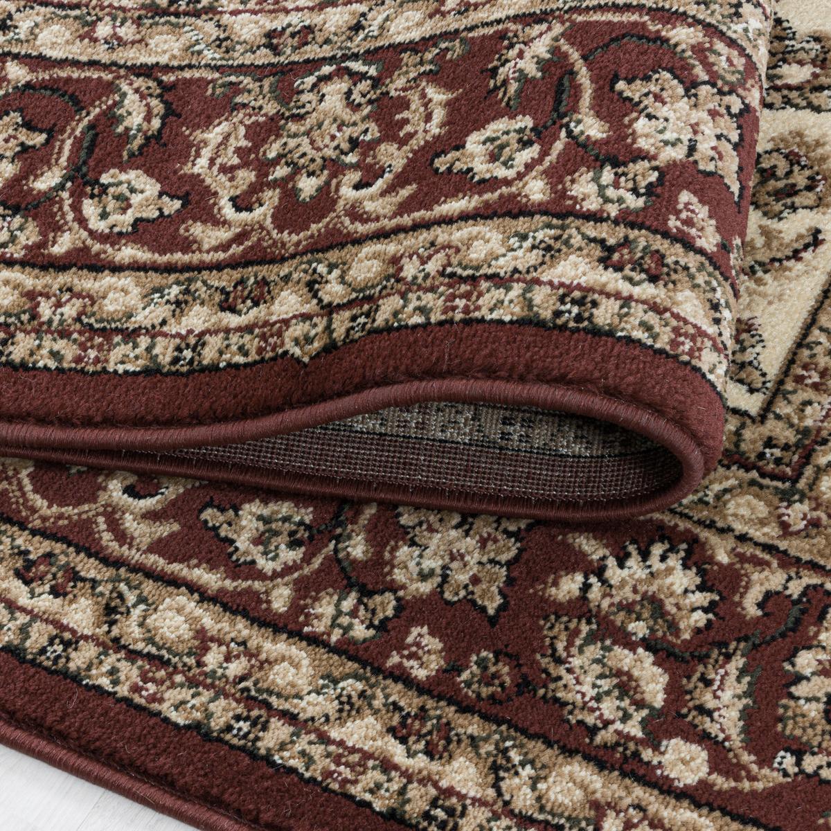 Orientalischer Webteppich Creme/Rot Kashmir 240x340 cm - Creme, LIFESTYLE, Textil (240/340cm)