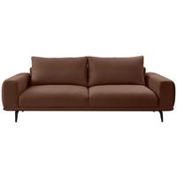 3-sitzer-sofa Selene Braun, B: 242 Cm - Schwarz/Braun, MODERN, Textil (242/89/115cm) - MID.YOU