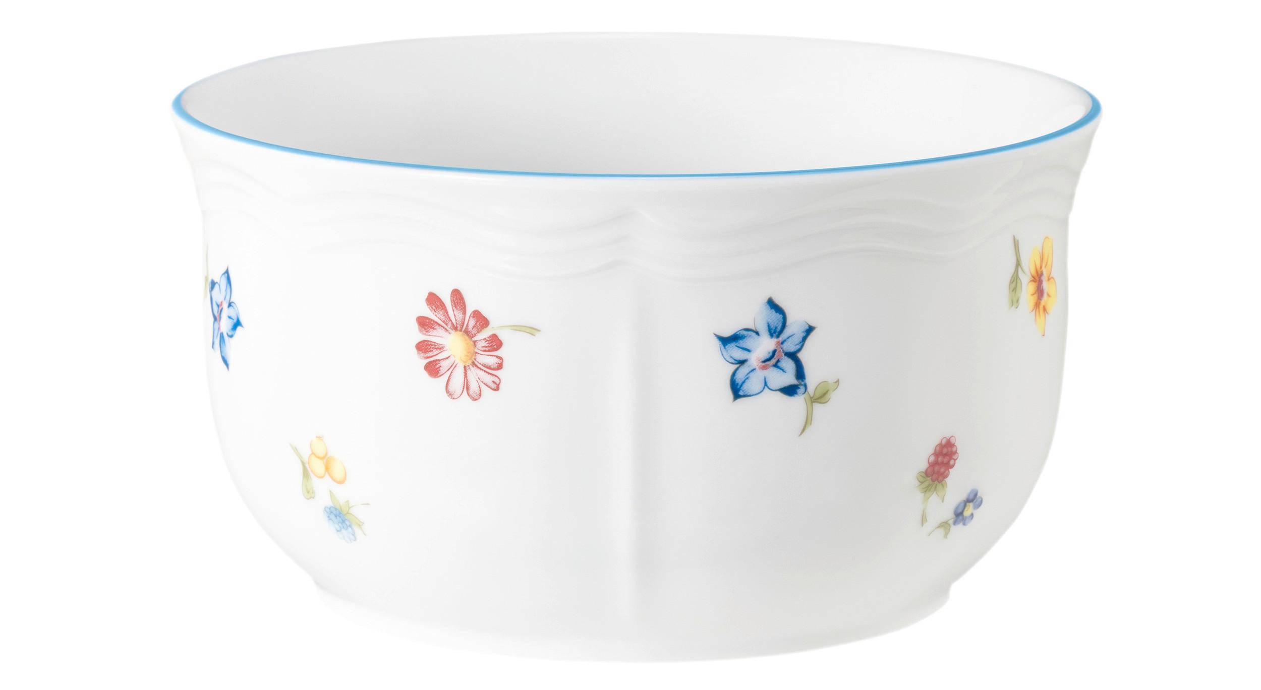 Müslischale rund Porzellan Sonate 950 ml m. Blumendekor