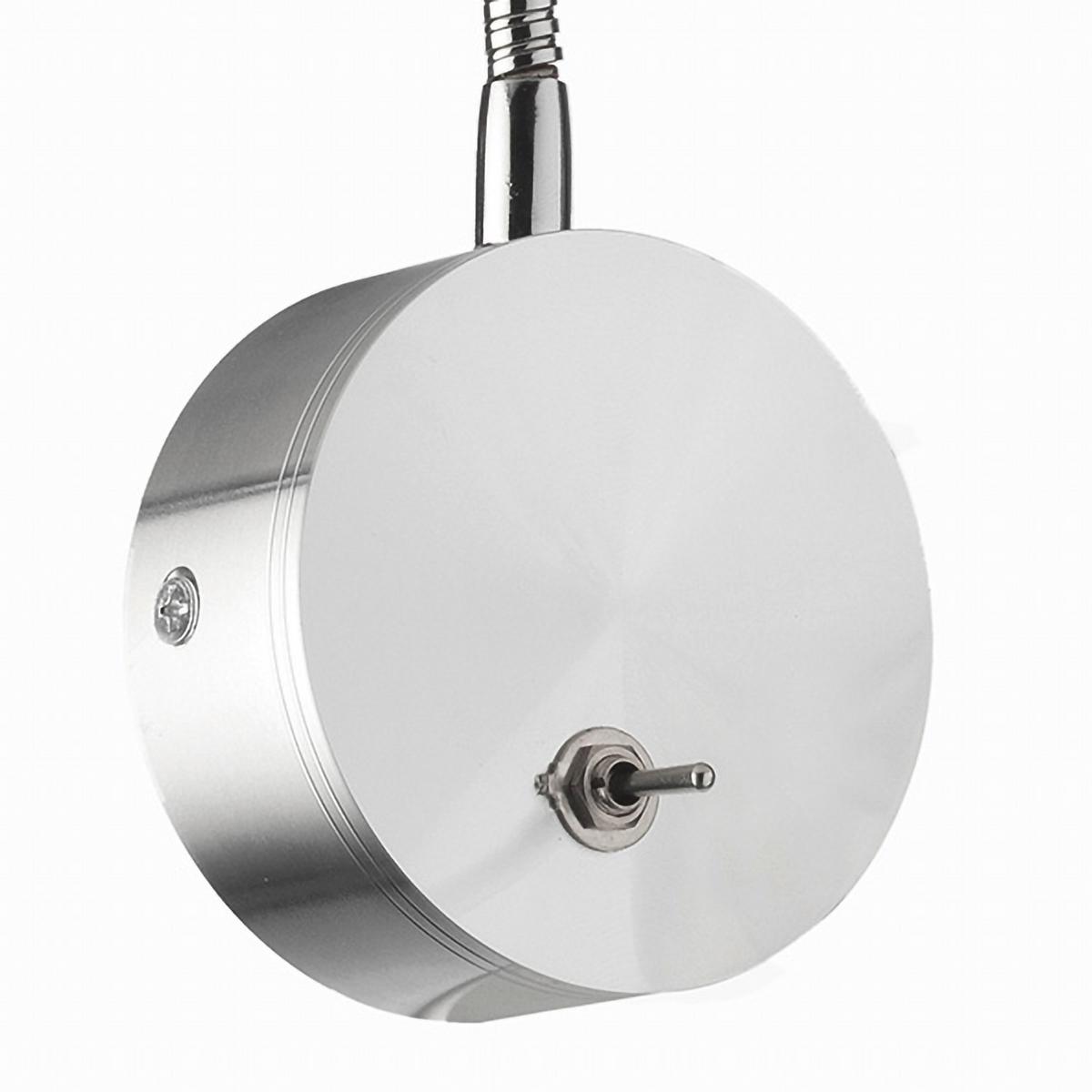 LED-Wandleuchte 4826/Ap - Silberfarben, Basics, Metall (7/7/40cm)