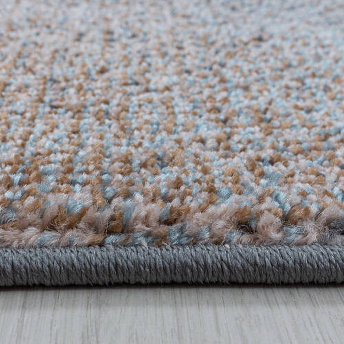 Teppich Läufer Blau Efor 80x250 cm - Blau, Design, Textil (80/250cm)