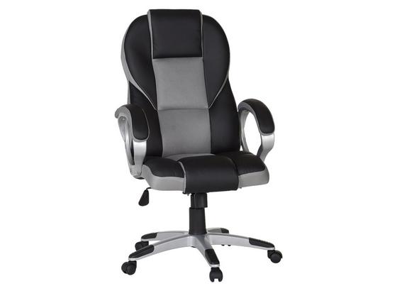 Chefsessel Race B: 63 cm Grau/Schwarz - Schwarz/Alufarben, MODERN, Kunststoff/Textil (63/119/57cm) - Livetastic Chefsessel Race B: 63 cm Grau/Schwarz - Schwarz/Alufarben, MODERN, Kunststoff/Textil (63/119/57cm) - Livetastic