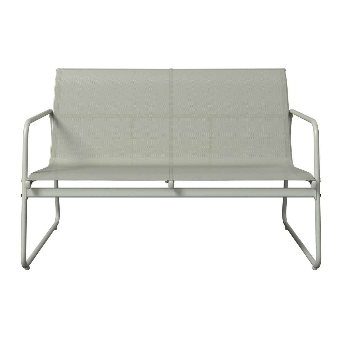 SÚPRAVA ZÁHRADNÉHO NÁBYTKU ALIN 2 - šalviovozelená, Basics, kov/textil - Mömax