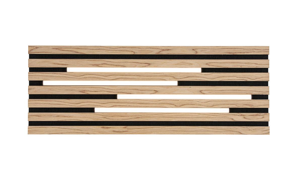 STROPNÍ LED SVÍTIDLO PANI - černá/barvy dubu, Moderní, kov/kompozitní dřevo (72/26,5/5,5cm) - Mömax