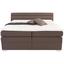 Boxspring Ágy Integra - barna, konvencionális (202/109/215cm)