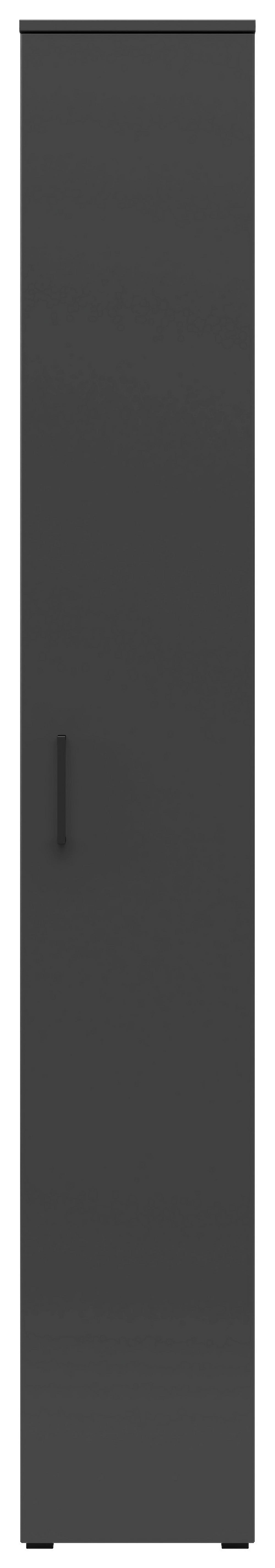 Skriňa Cabinet š: 30 cm - čierna/grafitová, Modern, kompozitné drevo/plast (30/195/40cm)