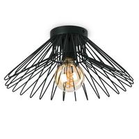 Deckenleuchte 5069/Plm - Schwarz, Design, Metall (40/18cm)